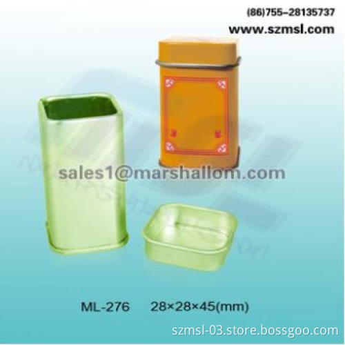 gift tin box with inside lid, tin packing, metal box